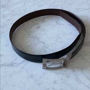 Ted baker reversible belt black and brown 32”
